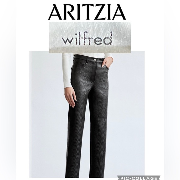 Wilfred Black Patterned Trousers - Picture 1 of 10